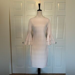 🛍️Calvin Klein blush cocktail dress. Size 4